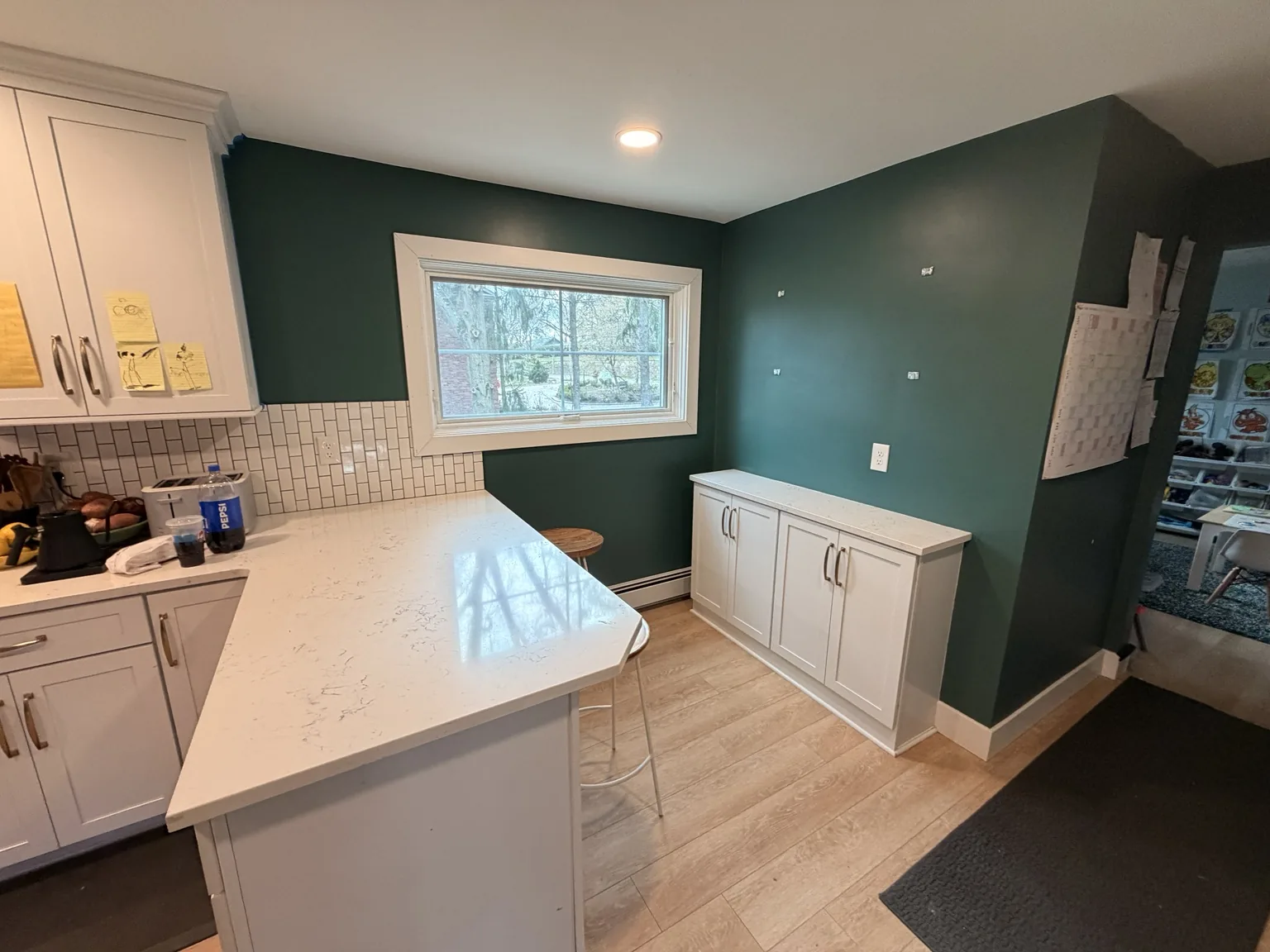 Finished kitchen remodeling project